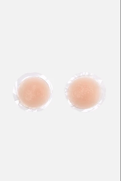 Kadın Ten Silikon Göğüs Ucu Gizleyici Nipple Cover - 2