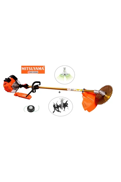 Mitsuyama Japon Yan Tırpan + Akrep Çapa + Zeytin Hasat Fındık Silkeleme Makinesi 4.2kw 5.7hp ürün görseli 1
