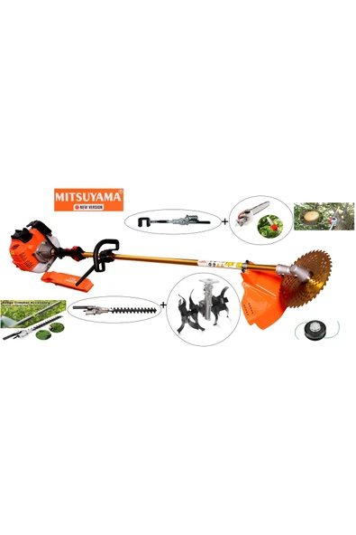 Mitsuyama Japon Yan Tırpan + Zeytin Silkeleme + Dal Testere + Çit Kesme + Çapa Makinesi 4.2kw 5.7hp ürün görseli 1