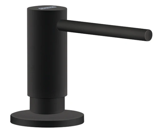 119.0547.906-Franke Matt Black Sıvı Sabunluk