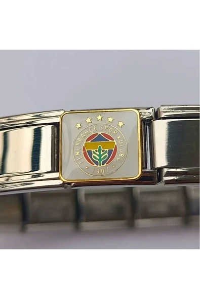 Stainless Stell Italyan Nomination Fb Taraftar Bileklik 316l Çelik Paslanmaz Kararmaz 19cm - 3