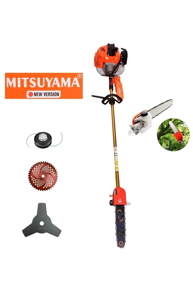 Japon Yan Tırpan + Yüksek Dal Budama Makinesi 4.2kw 5.7hp