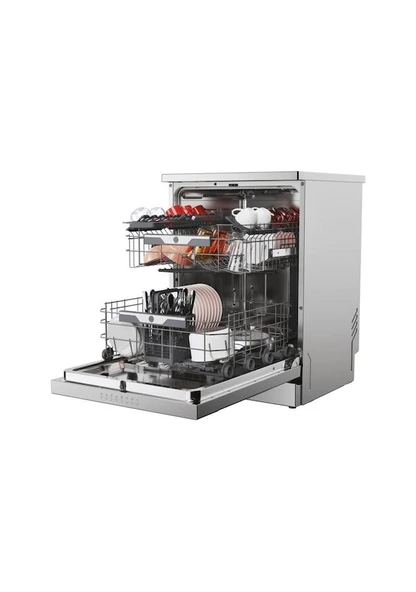 Hoover HF 6C7F0X-17 8 Programlı Wi-Fi Bulaşık Makinesi - 4