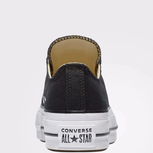 Converse Chuck Taylor All Star Lift Unisex Siyah Platform Sneaker - Resim 6