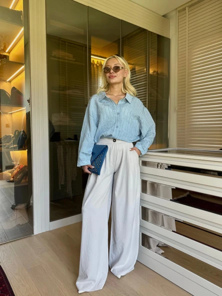 Kadın Pantolon Taş Rengi ürün görseli 1