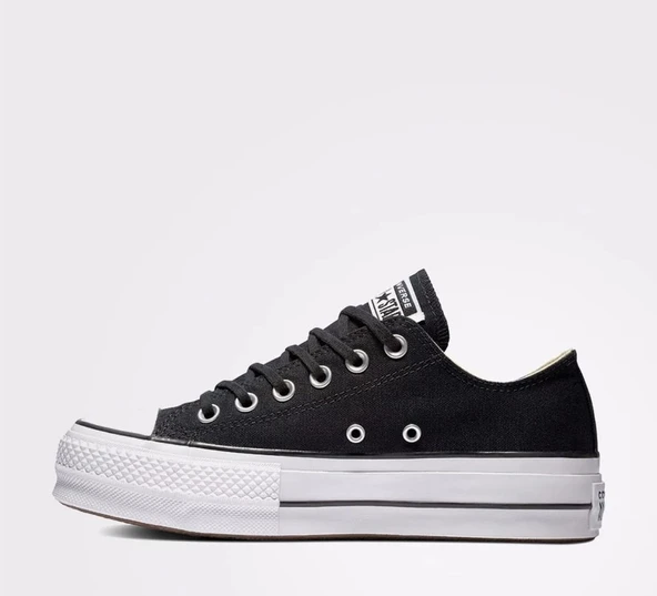 Converse Chuck Taylor All Star Lift Unisex Siyah Platform Sneaker - Resim 2