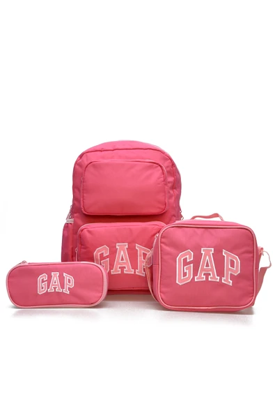 Gap Kız Çocuk 3'lü Okul Seti İlkokul Çantası & Beslenme & Kalemlik 12790 ürün görseli