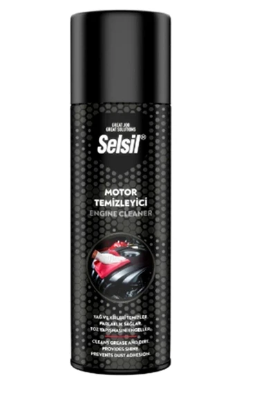 Selsil Susuz Motor Temizleme Spreyi Motor Parlatıcı Sprey 500 Ml - 1