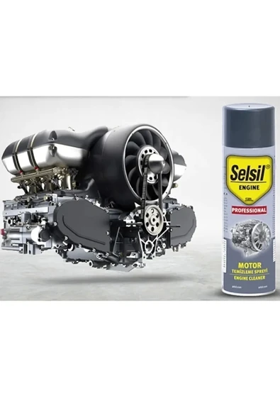 Selsil Susuz Motor Temizleme Spreyi Motor Parlatıcı Sprey 500 Ml - 3