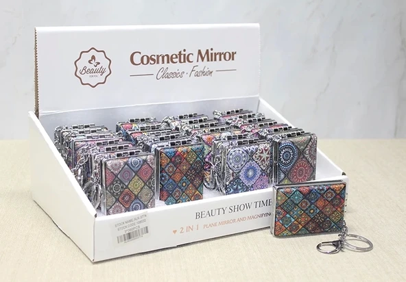 Taşlı El Aynası Anahtarlık Alk3774 ürün görseli 1