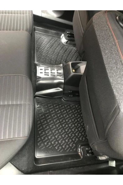 Rizline Peugeot 2008 2020 +  3D Havuzlu Paspas Siyah - Resim 4