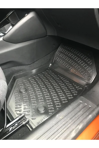 Rizline Peugeot 2008 2020 +  3D Havuzlu Paspas Siyah - Resim 3