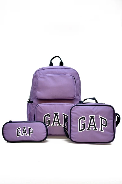 Gap Kız Çocuk 3'lü Okul Seti İlkokul Çantası & Beslenme & Kalemlik 12784 ürün görseli