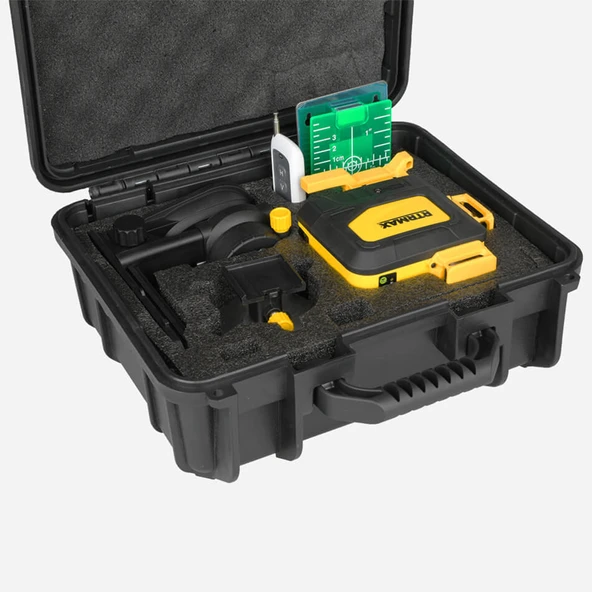 RTRMAX Rtrmax RTM059 Profesyonel Li-Ion Şarjlı 4X360⁰ Yeşil Lazer Distomat - Resim 2