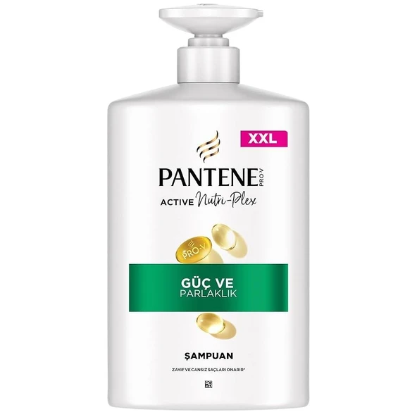 Pantene Güç ve Parlaklık Şampuan 800 Ml