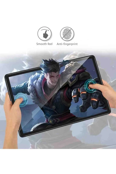 Galaxy Tab S10 FE Plus 13.1" Uyumlu Fuchsia Temperli Cam Tablet Ekran Koruyucu - 4