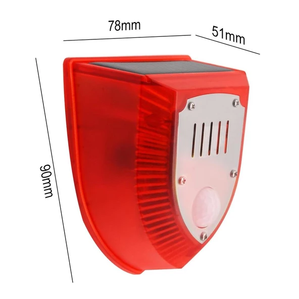 Ayt Powermaster PM-26953 Mikrofonlu Sesli Hayvan Kovucu Alarm Cihazı Solar Güneş Enerjili Panelli Vahşi Hayvan Kovacağı - 4