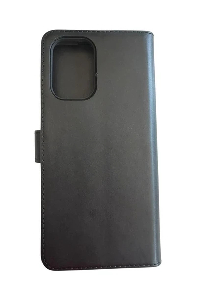 Redmi Note 10 ile Uyumlu Cüzdanlı Kılıf Siyah - 1