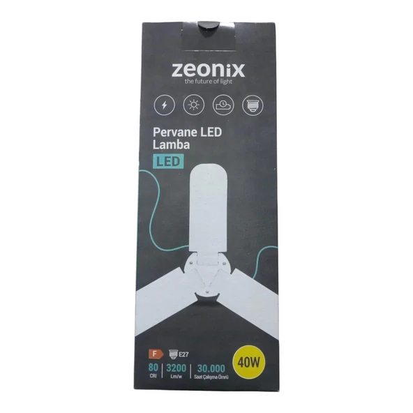 Zeonix 40w 3 Kanatlı Pervane Ampul - 2