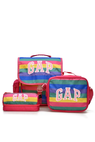 Gap Kız Çocuk 3'lü Okul Seti İlkokul Çantası & Beslenme & Kalemlik 12821 ürün görseli