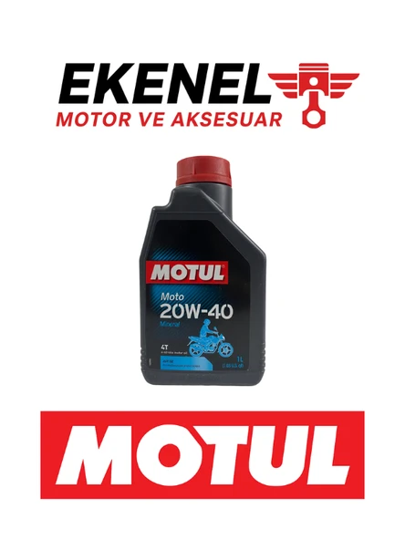 Motul 20W-40 4T Motosiklet Yağı 1 Litre | Yüksek Koruma, Uzun Ömür