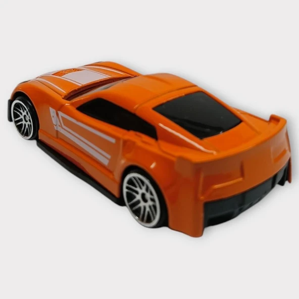Metal Mini Arabalar  8 cm - Turuncu - 1 - 5