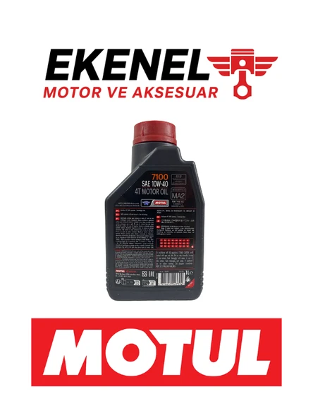 Motul 7100 10W-40 4T Sentetik Motosiklet Yağı 1 Litre | Maksimum Performans - 2