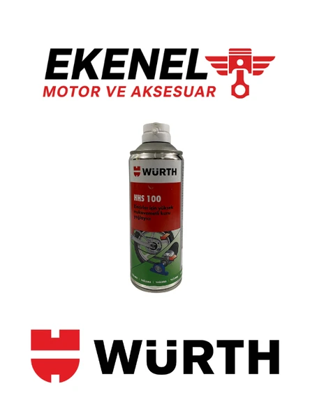 Würth HHS 100 Yüksek Performanslı Yağlayıcı Sprey | Kuru Zincir Yağlayıcı Sprey