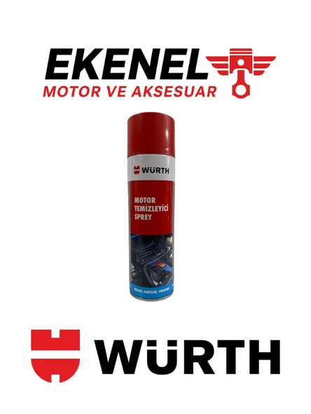 Würth Motor Temizleyici Sprey | Yağ ve Kir Sökücü Motor Temizlik Ürünü