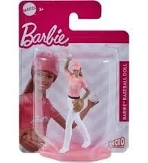 Barbie Mini Figür Beyzbolcu Bebek HCH17 - 4