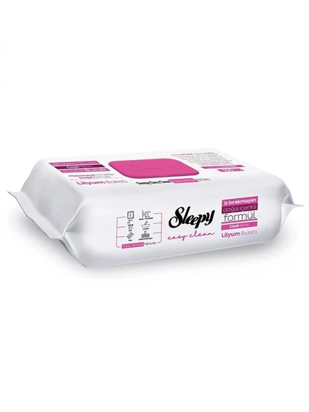 Nessiworld Sleepy Yüzey Temizlik Havlusu 100 Adet Lilyum Pembe ürün görseli