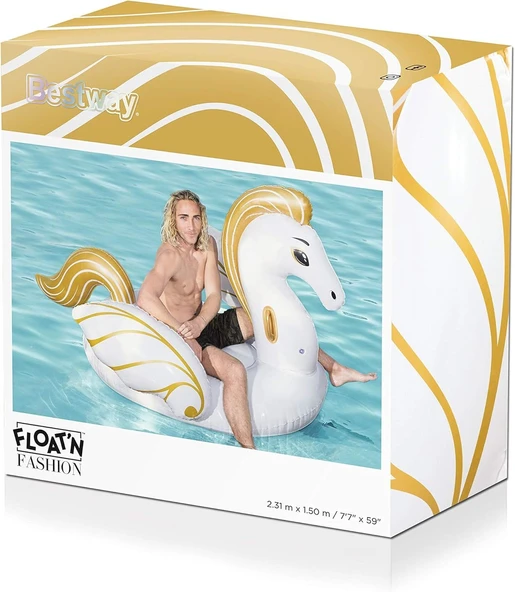 Bestway Altın Pegasus Binici 231X150 Cm - 4