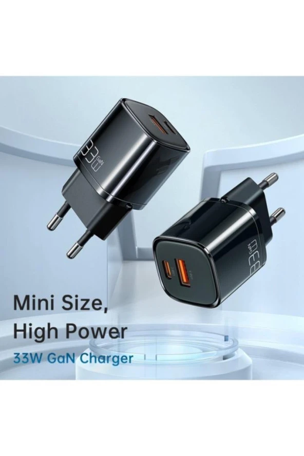 Mcdodo 33W Usb Type-c Mini Hızlı Şarj Adaptörü Gan PD CH-0151 - 2