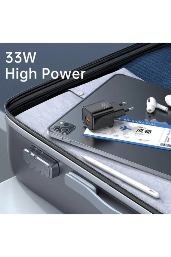 Mcdodo 33W Usb Type-c Mini Hızlı Şarj Adaptörü Gan PD CH-0151 - 3