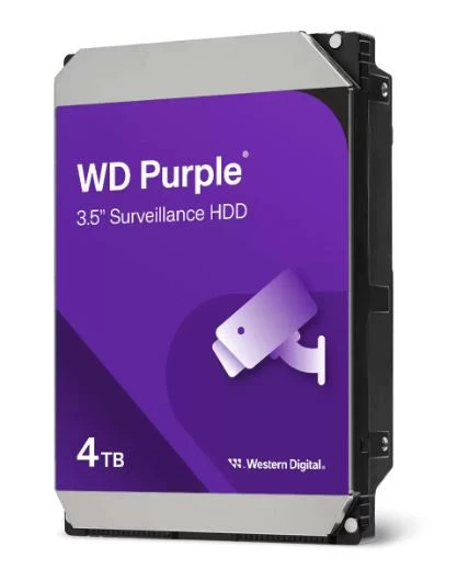 WESTERN DIGITAL WD43PURZ PURPLE 3.5" 4TB 5400rpm 256mb SATA 7/24 Harddisk