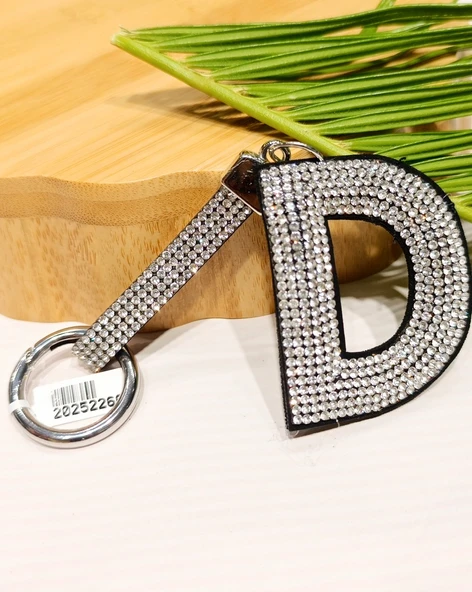 Monalisa Home Lüks Parıltılı D Harfi Anahtarlık ürün görseli