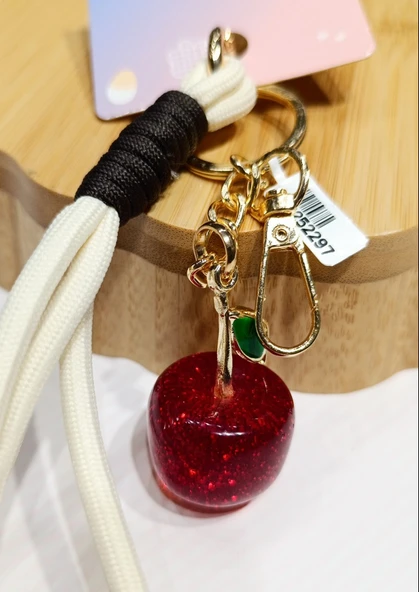 Monalisa Home Kiraz Desenli  Gösterişli  Anahtarlık ürün görseli 1