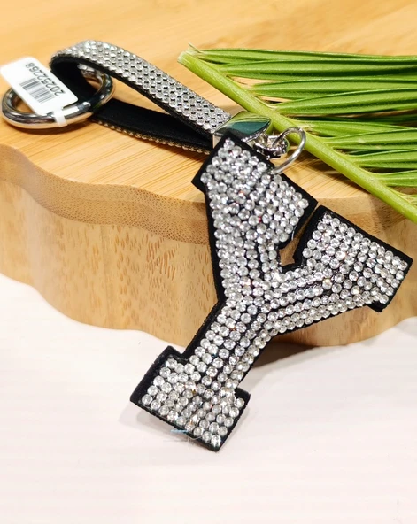 Monalisa Home Lüks Parıltılı Y Harfi Anahtarlık ürün görseli 1