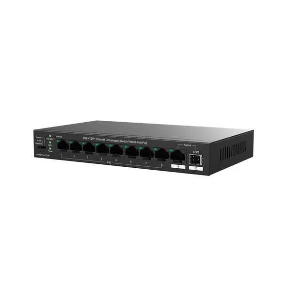 IP-COM IP-G1110PF-8-120W 8 PORT GIGABIT + 1X1GB RJ45/SFP PORT 120W 250 METRE POE SWITCH - 3