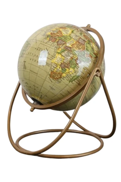 Dünya Küre Stantlı Dekoratif Döner World Globe Sl586-C 30cm - 4