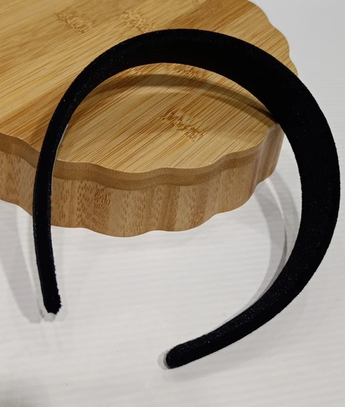 Monalisa Home Lüks Siyah Kadife Taç ürün görseli 1