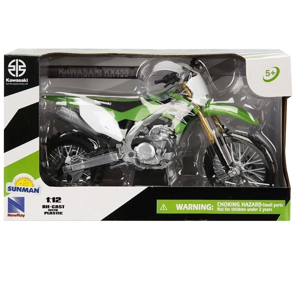 57483 SUN- Kawasakı  KX450 Yeşil 1:12 - 5