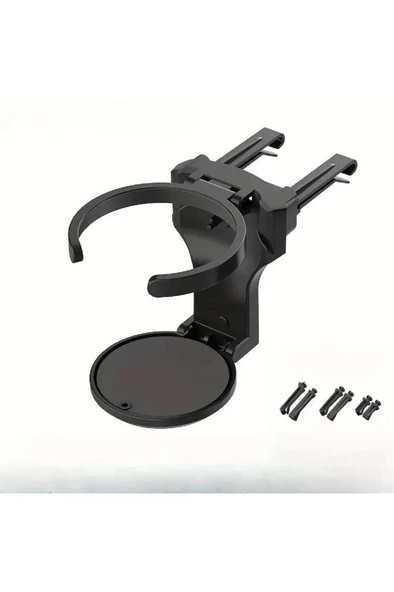 1 Adet Araç İçi Bardaklık Açılır Katlanır Kupa Bardak Şişe Tutucu Araba Klima Kahve İçecek Tutacağı - 2