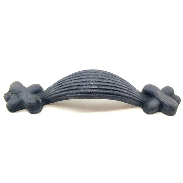 Antika Tarz Dekoratif Pirinç Örgü Mobilya Kulbu - 22x120 Mm, Oksit ürün görseli