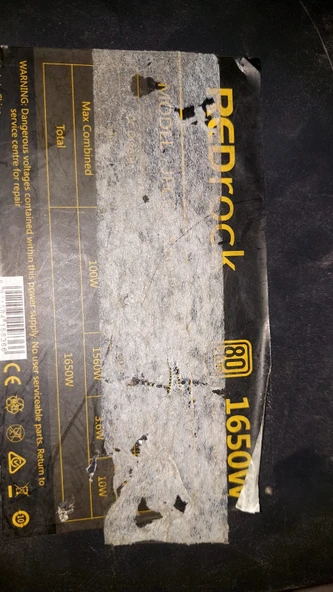 Redrock 1650W GPATX1650 Mining Güç Kaynağı/Power Supply 2.EL KULLANILMIŞ - 2