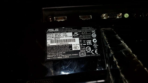 ASUS VX239H W 23 inç 5ms (HDMI/MHLx 2+ D-Sub) Full HD AH-IPS LED Monitör YENİLENMİŞ 2.EL - 2