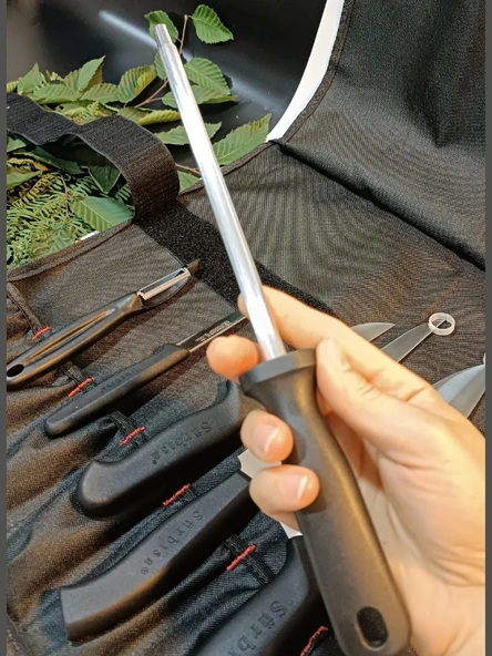 Sürbisa Kılıflı Sürmene Şef Bıçakları Seti Et, Ekmek, Sebze, Mutfak, İlk Şeflik Seti Hadnmade - 10