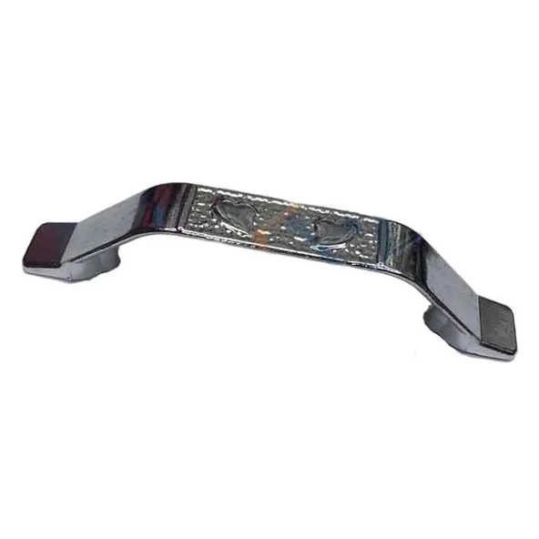 Dekoratif Zamak Kulp İçten - 64mm, Nikel, 100 Adet ürün görseli