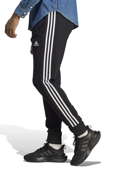 adidas M 3S FT TC PT HA4337 Siyah Erkek Eşofman Altı - 3
