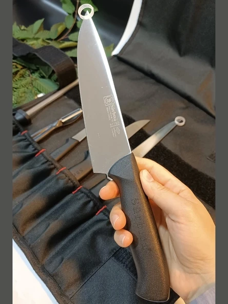 Sürbisa Kılıflı Sürmene Şef Bıçakları Seti Et, Ekmek, Sebze, Mutfak, İlk Şeflik Seti Hadnmade - 5